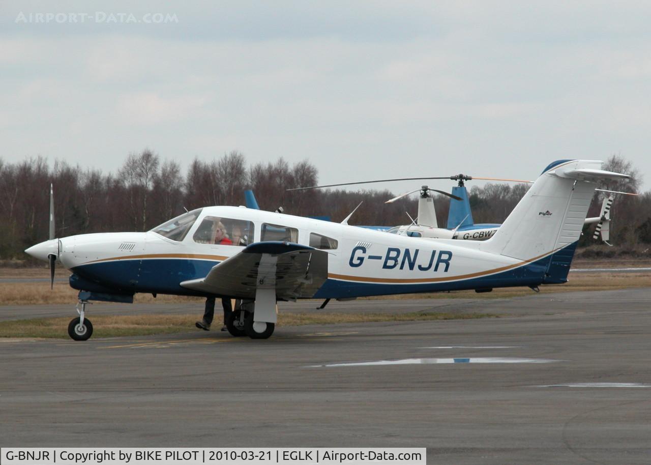 G-BNJR, 1980 Piper PA-28RT-201T Turbo Arrow IV Arrow IV C/N 28R-8031104, RESIDENT TURBO ARROW IV AT THE PUMPS