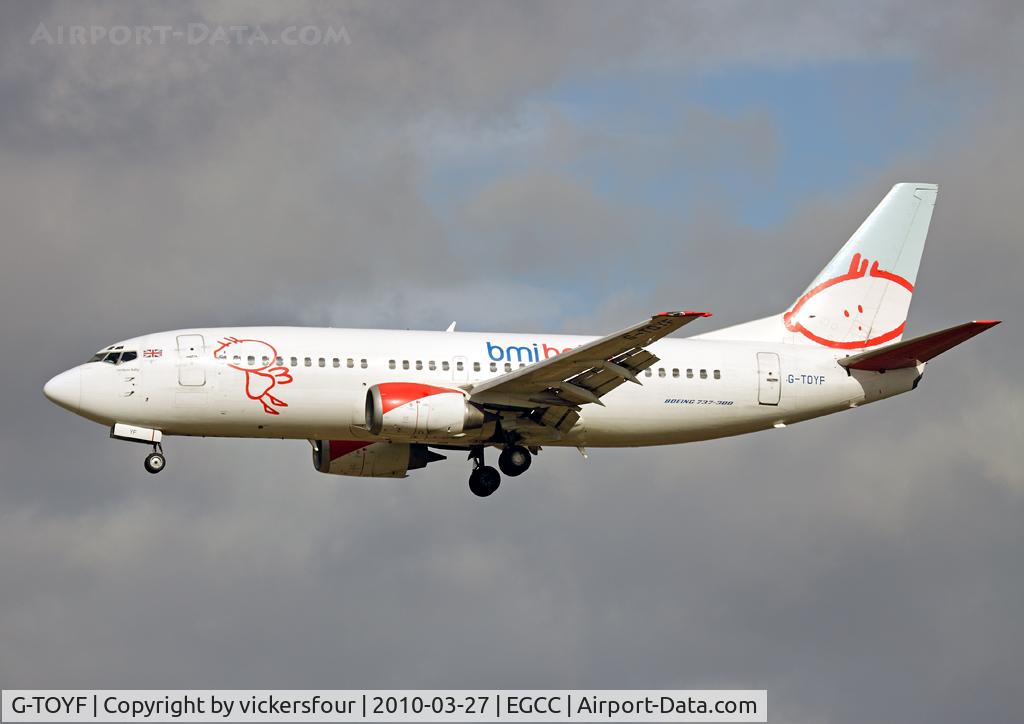 G-TOYF, 1997 Boeing 737-36N C/N 28557, BMI Baby