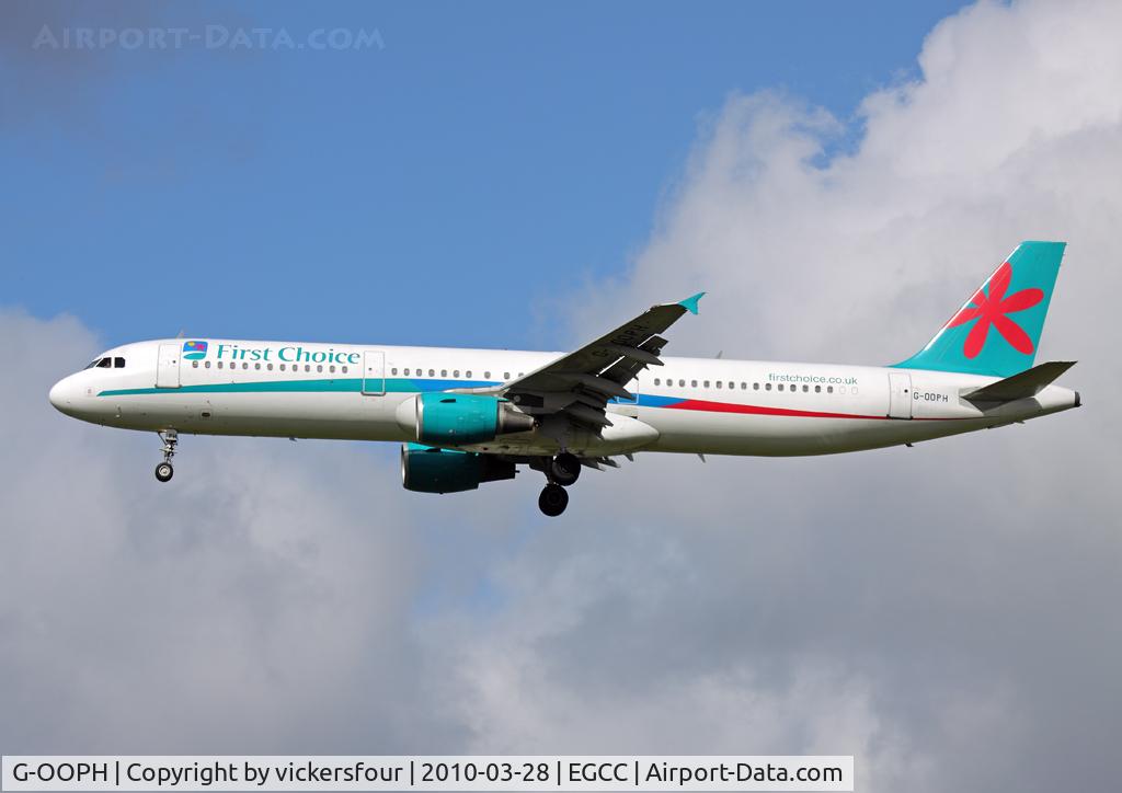 G-OOPH, 1998 Airbus A321-211 C/N 781, First Choice Airways