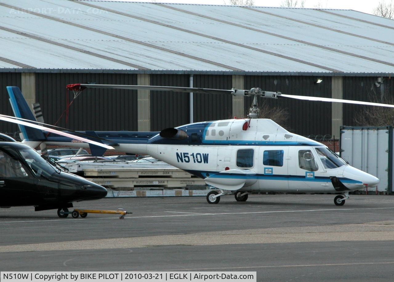 N510W, 1983 Bell 222B C/N 47133, BELL 222B IN THE PREMIAIR COMPOUND
