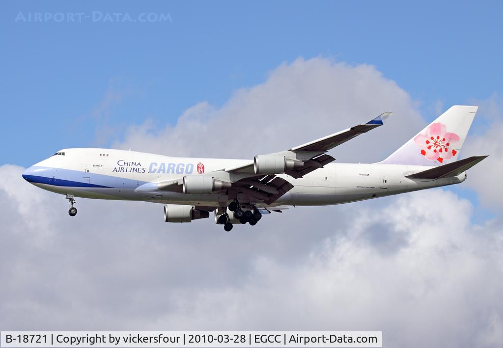 B-18721, 2005 Boeing 747-409F/SCD C/N 33738, China Airlines Cargo