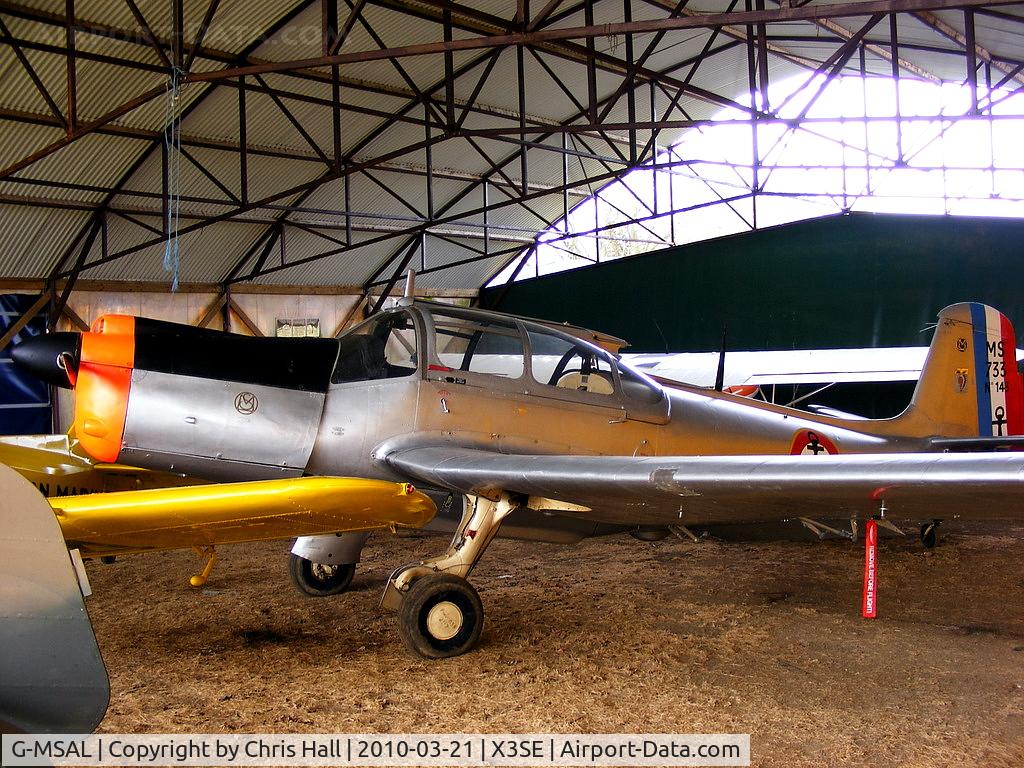 G-MSAL, 1956 Morane-Saulnier MS-733 Alcyon C/N 143, In French Navy colours and wearing serial 143