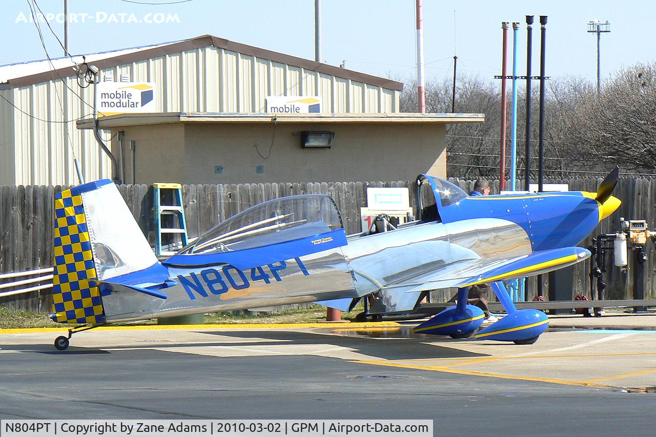 N804PT, 2007 Vans RV-8 C/N 82265, At Grand Prairie Municpal