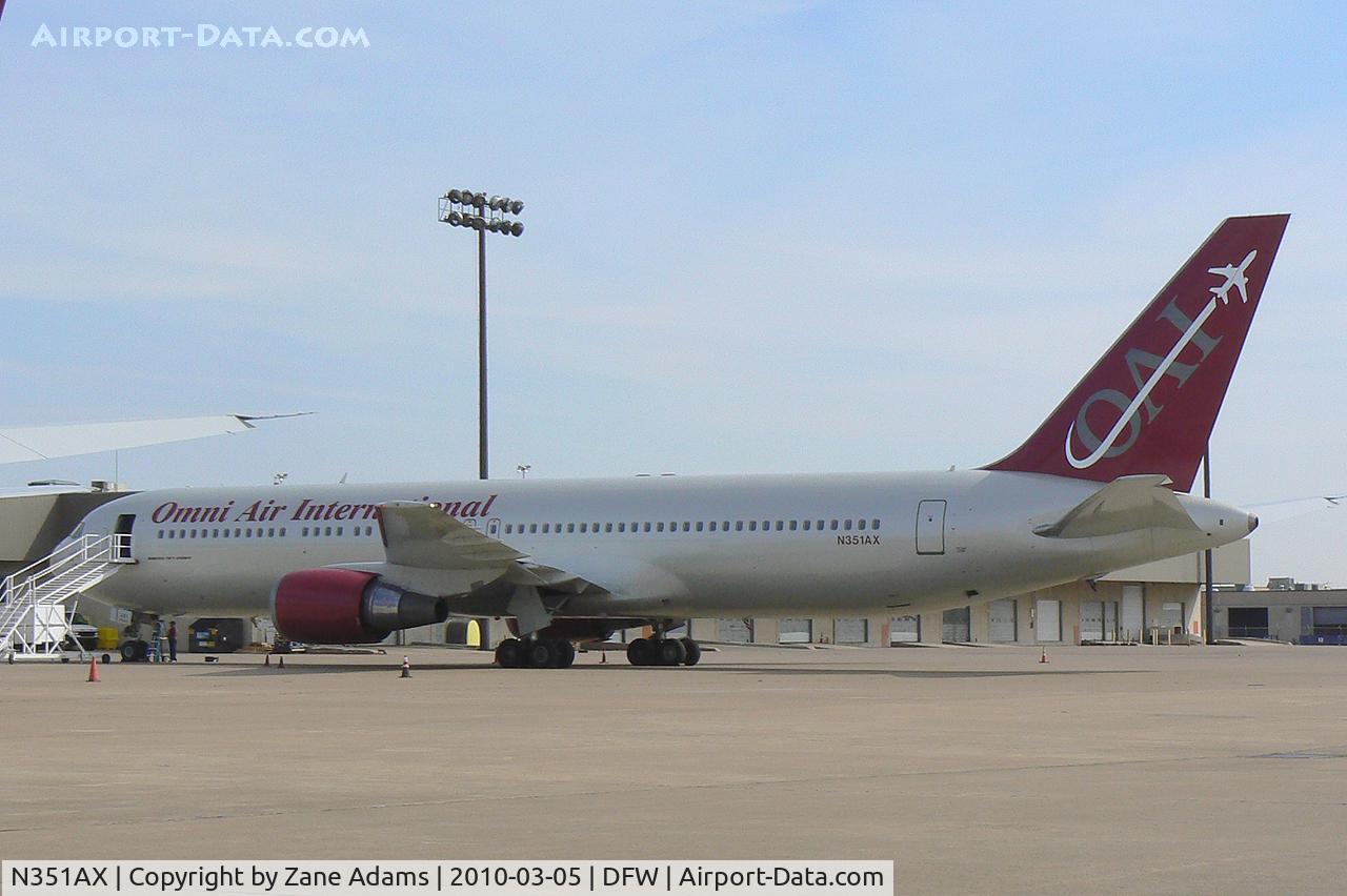 N351AX, 1995 Boeing 767-33A C/N 27908, Omni Air International at DFW
