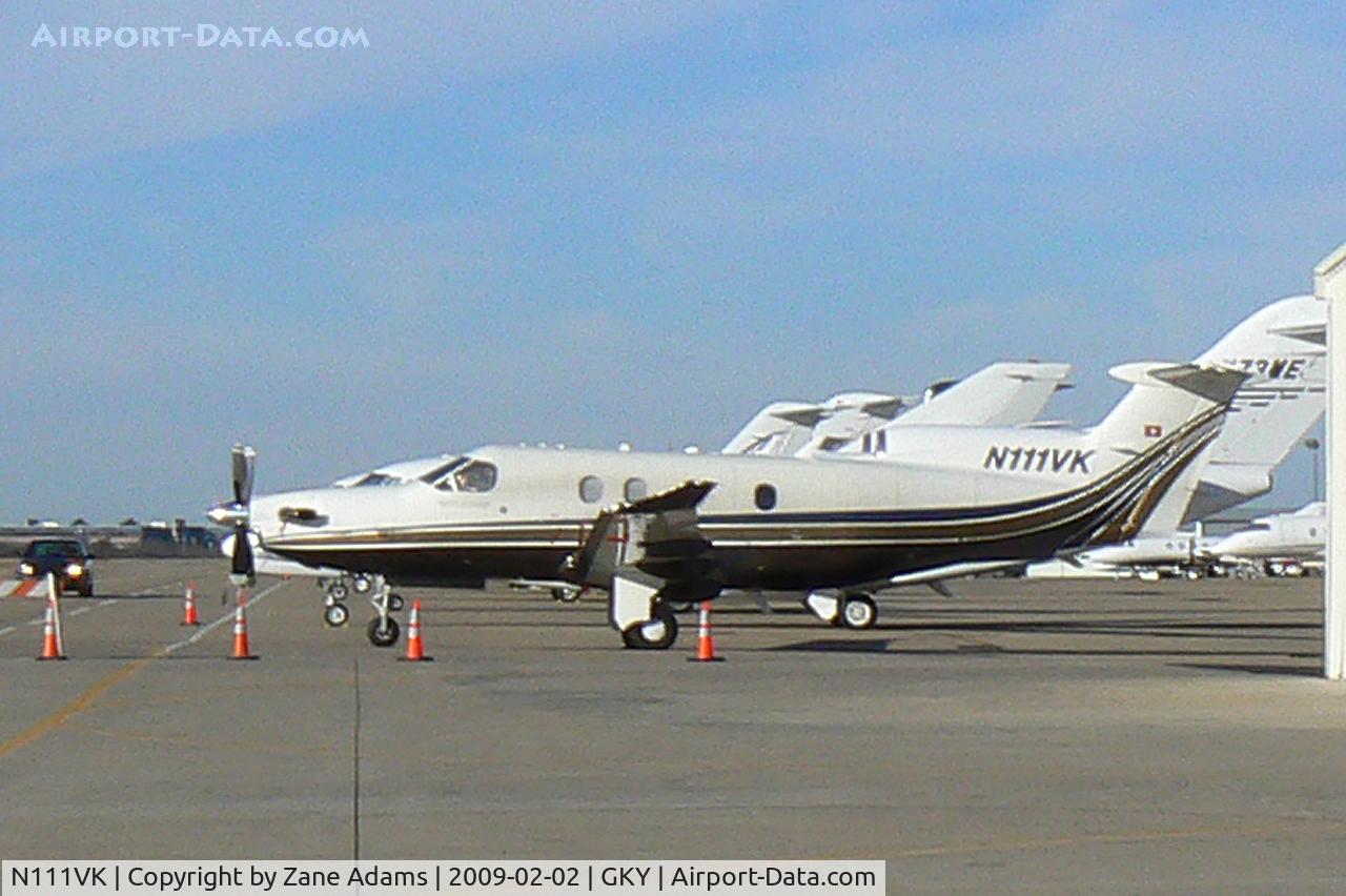 N111VK, 2009 Pilatus PC-12/47E C/N 1118, At Arlington Municipal - In town for a Dallas Cowboy's game