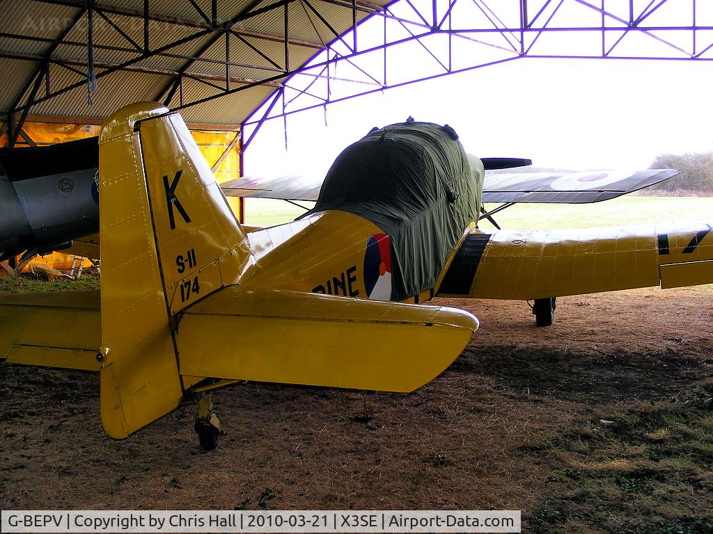 G-BEPV, 1950 Fokker S.11-1 Instructor C/N 6274, In Dutch Navy colours and wearing serial 174