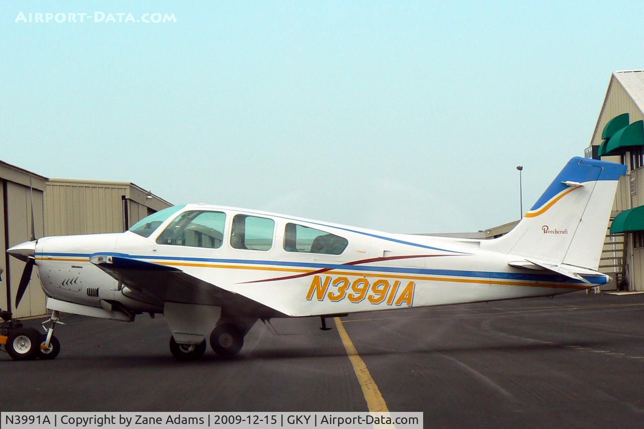 N3991A, 1970 Beech F33A Bonanza C/N CE-315, At Arlington Municipal