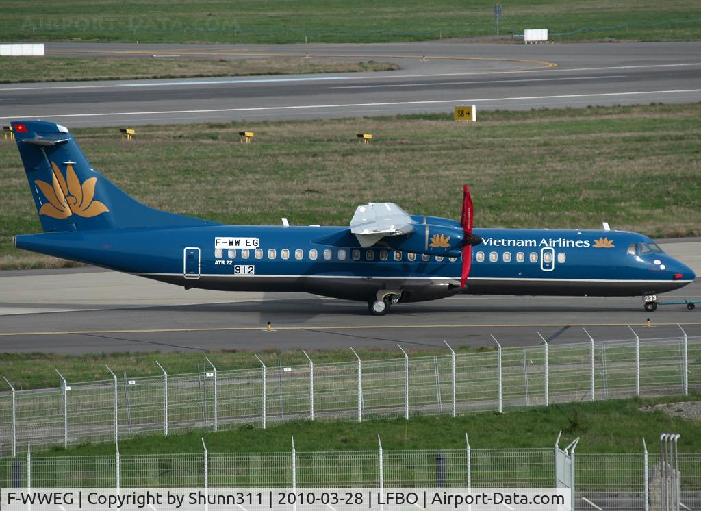 F-WWEG, 2010 ATR 72-212A C/N 912, C/n 0912 - To be VN-B233
