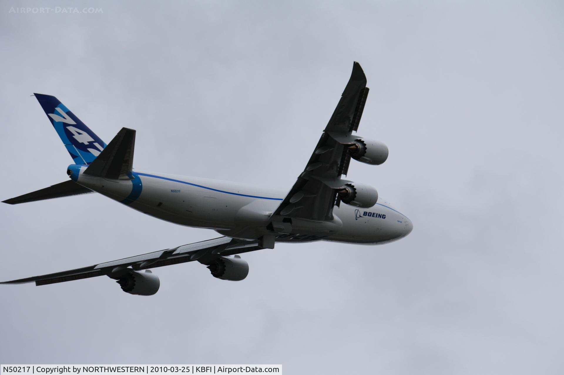 N50217, 2010 Boeing 747-8R7F C/N 35806, flight test  with GE engines 747-800