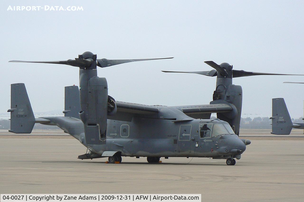 04-0027, 2004 Bell-Boeing CV-22B Osprey C/N D1008, At Fort Worth Alliance Airport