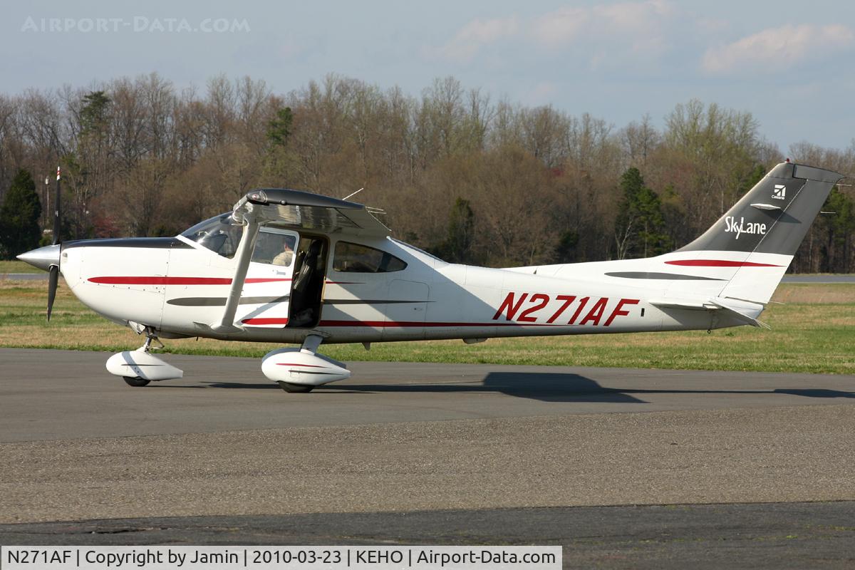 N271AF, 2003 Cessna 182T Skylane C/N 18281188, Fully-fueled and ready to battle some unfortunate headwinds.