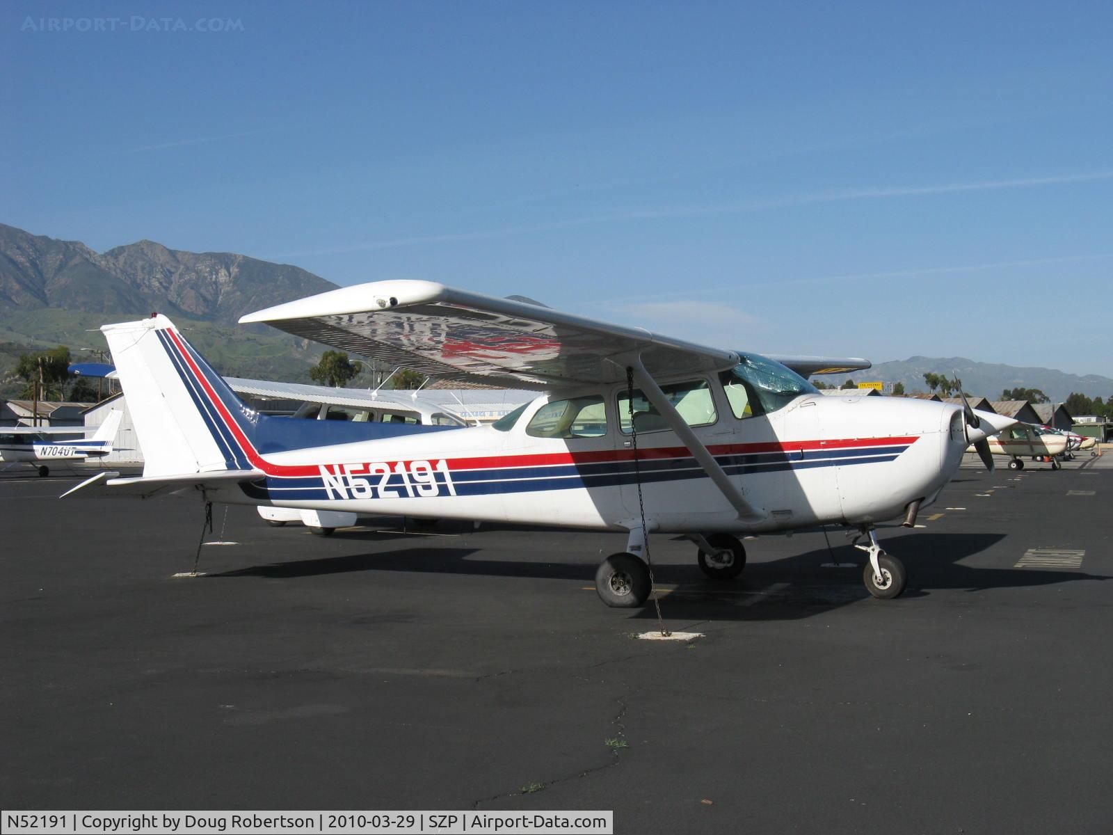 N52191, 1980 Cessna 172P C/N 17274431, 1980 Cessna 172P, Lycoming O-320-D2J 160 Hp