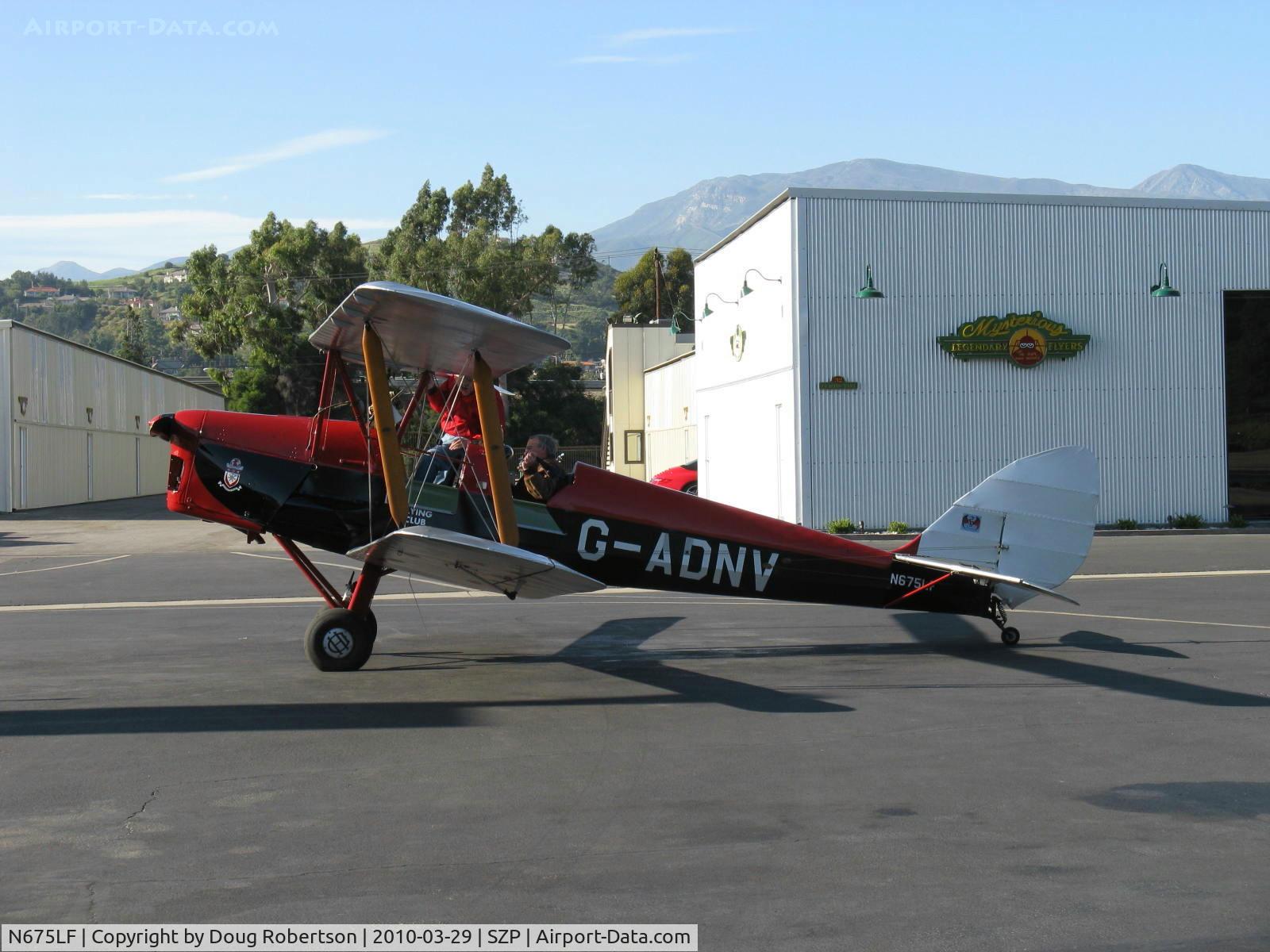 N675LF, 1944 De Havilland DH-82A Tiger Moth II C/N 86572, 1944 DeHavilland DH 82A TIGER MOTH, Gipsy Major I 4 cylinder air-cooled 135 Hp inverted in-line engine