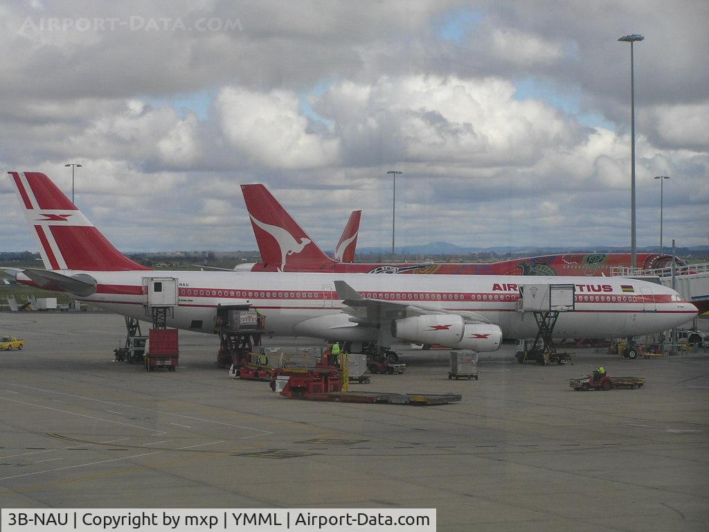 3B-NAU, 1994 Airbus A340-312 C/N 076, waiting return flight