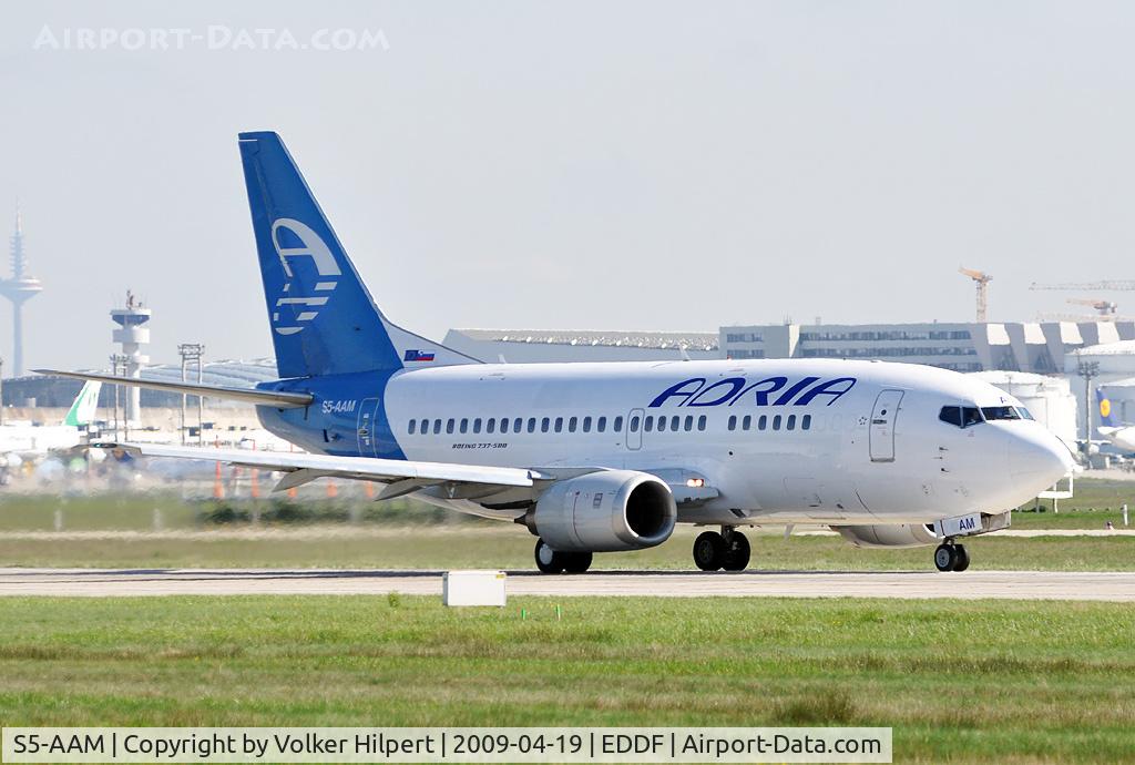 S5-AAM, 1993 Boeing 737-528 C/N 25236, Adria Airways