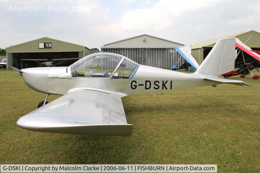 G-DSKI, 2005 Aerotechnik EV-97 Eurostar C/N PFA 315-14088, Aerotechnik EV-97 Eurostar at Fishburn Airfield, UK in 2006.