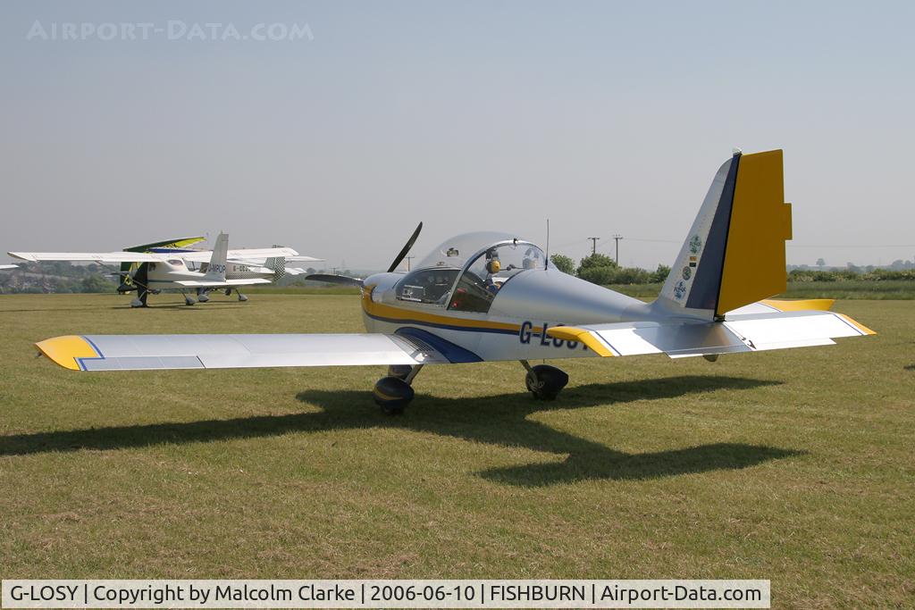 G-LOSY, 2004 Aerotechnik EV-97 Eurostar C/N PFA 315-14161, Aerotechnik EV-97 Eurostar at Fishburn Airfield, UK in 2006.