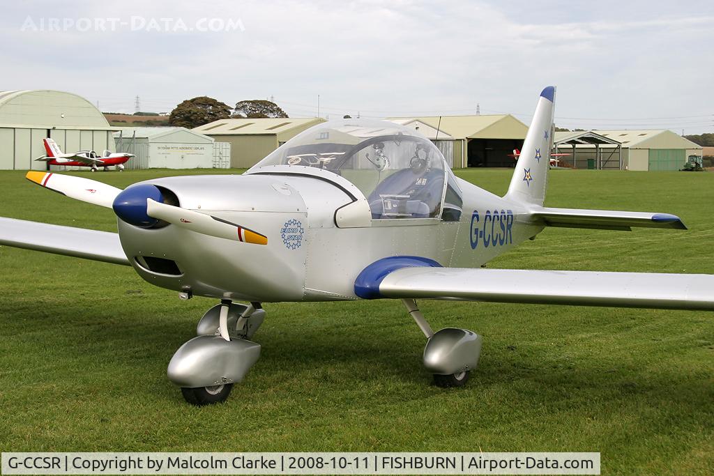 G-CCSR, 2004 Aerotechnik EV-97A Eurostar C/N PFA 315-14174, Aerotechnik EV-97A Eurostar at Fishburn Airfield, UK in 2008.