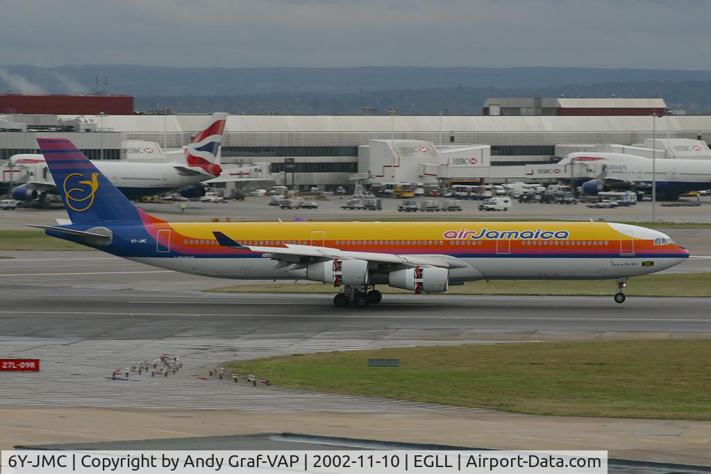 6Y-JMC, 1994 Airbus A340-312 C/N 048, Air Jamaica A340-300