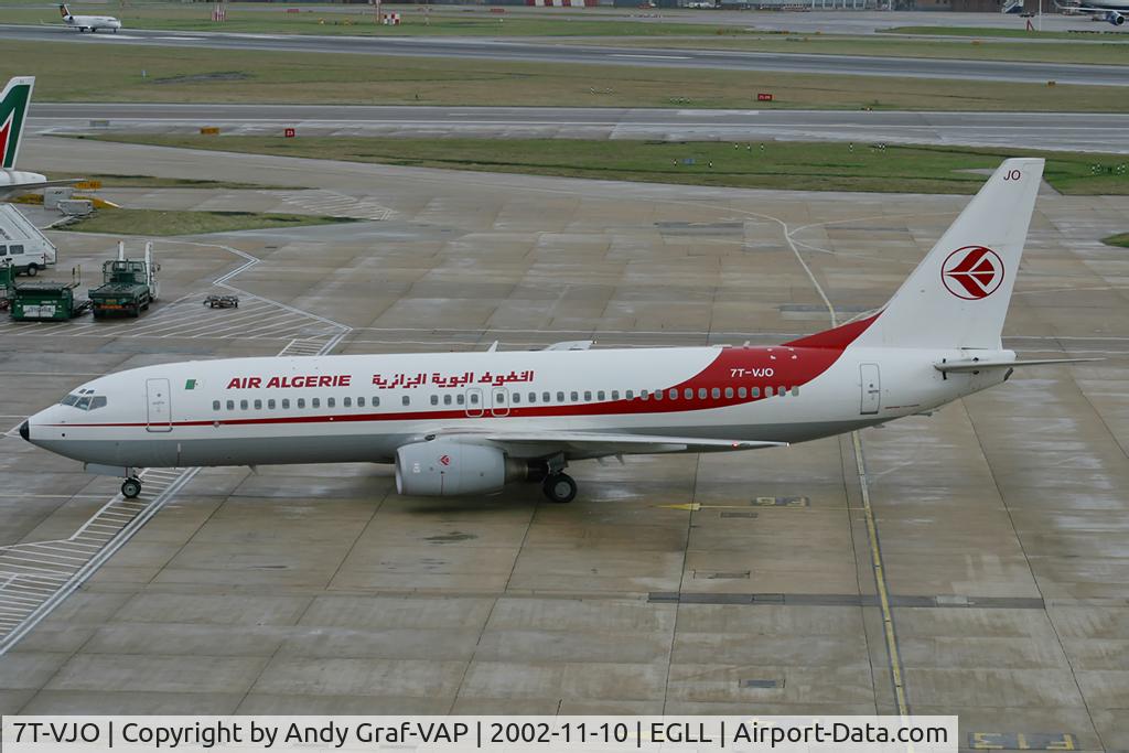 7T-VJO, 2001 Boeing 737-8D6 C/N 30207, Air Algerie 737-800