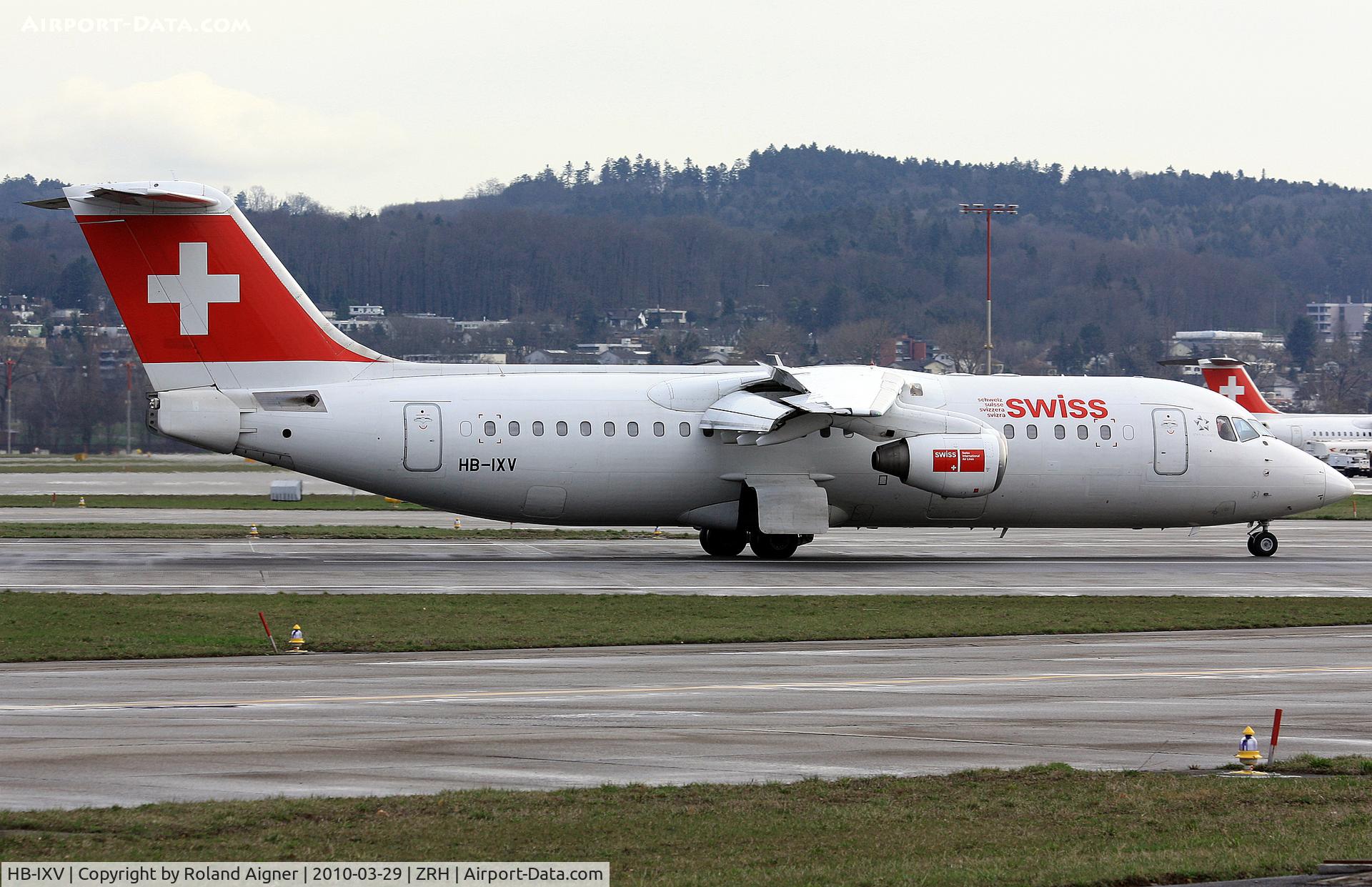 HB-IXV, 1995 British Aerospace Avro 146-RJ100 C/N E3274, .
