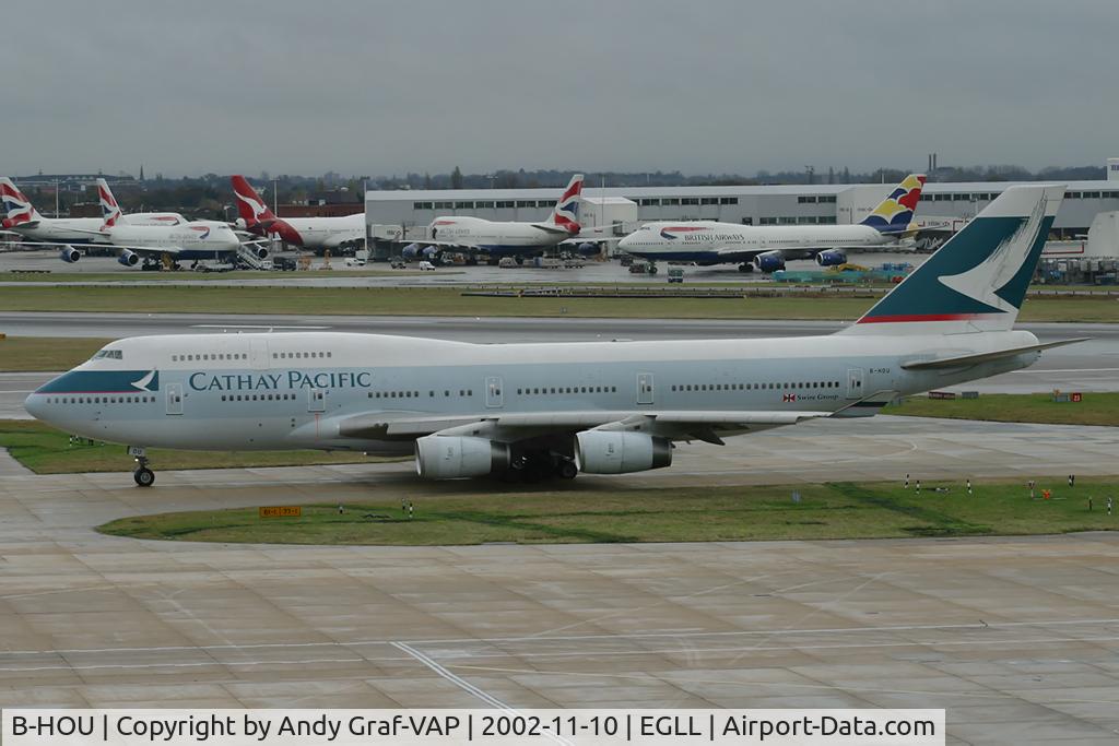 B-HOU, 1991 Boeing 747-467/BCF C/N 24925, Cathay Pacific 747-400