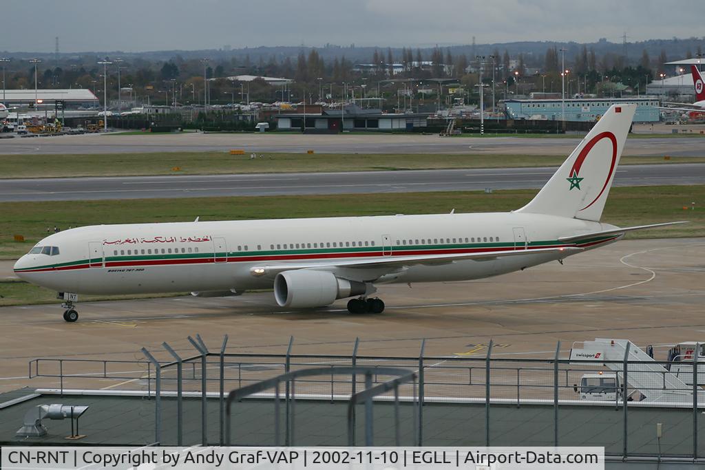 CN-RNT, 2002 Boeing 767-36N/ER C/N 30843, Royal Air Maroc 767-300