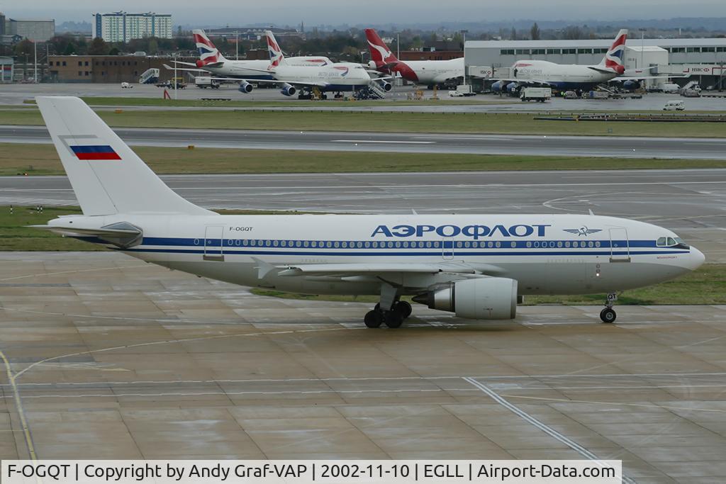 F-OGQT, 1991 Airbus A310-308(F) C/N 622, Aeroflot A310-300