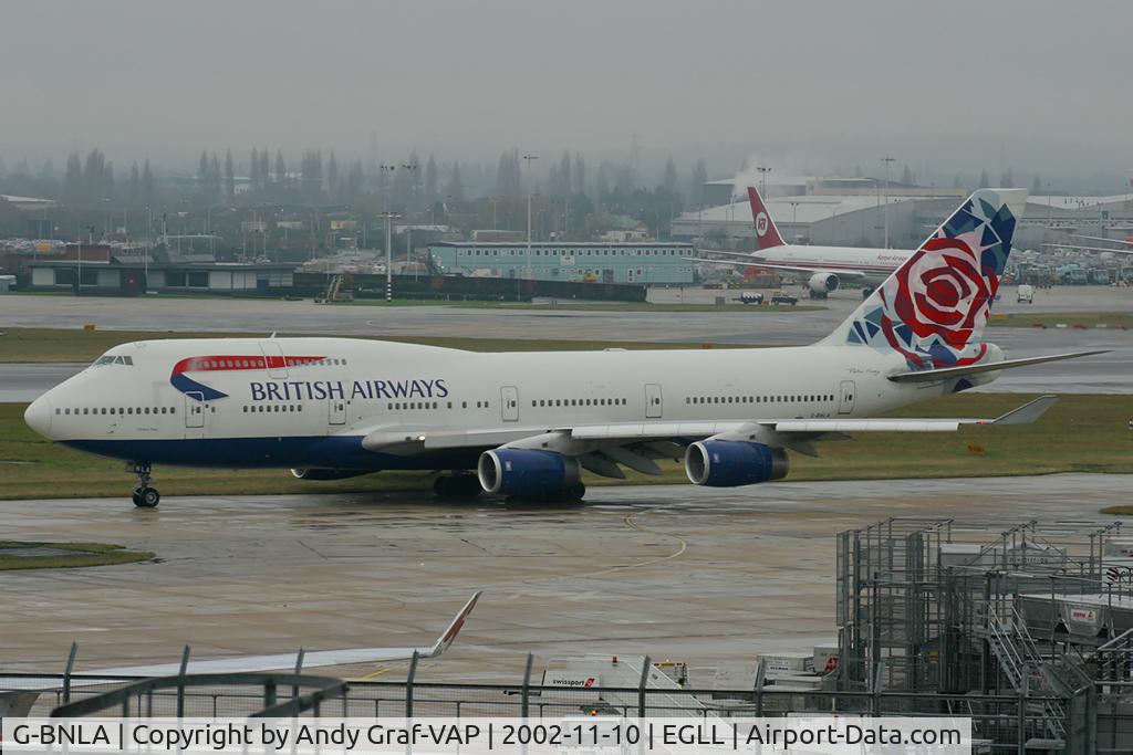 G-BNLA, 1989 Boeing 747-436 C/N 23908, British Airways 747-400