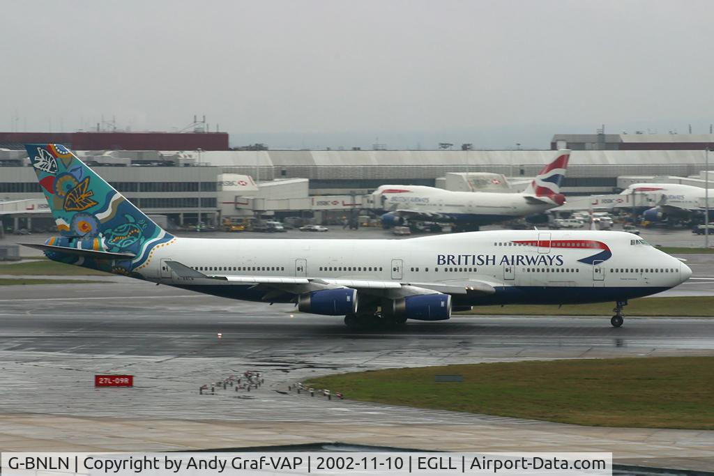 G-BNLN, 1990 Boeing 747-436 C/N 24056, British Airways 747-400