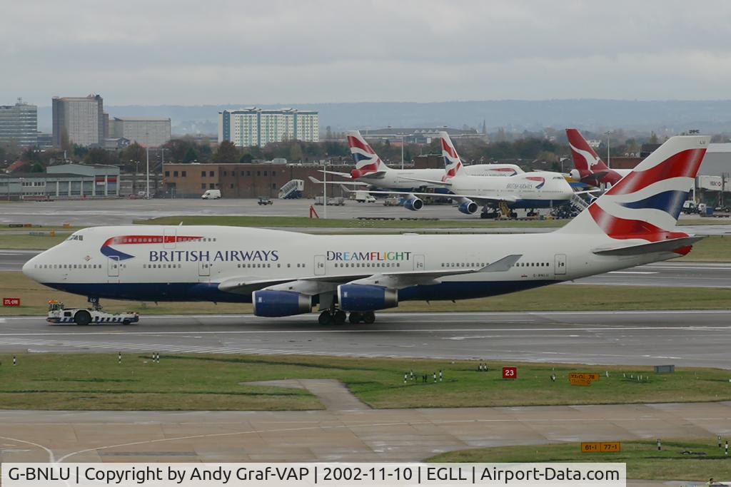 G-BNLU, 1992 Boeing 747-436 C/N 25406, British Airways 747-400