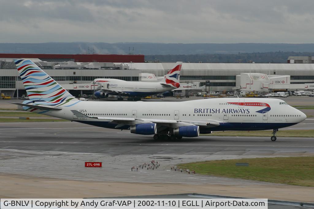 G-BNLV, 1992 Boeing 747-436 C/N 25427, British Airways 747-400