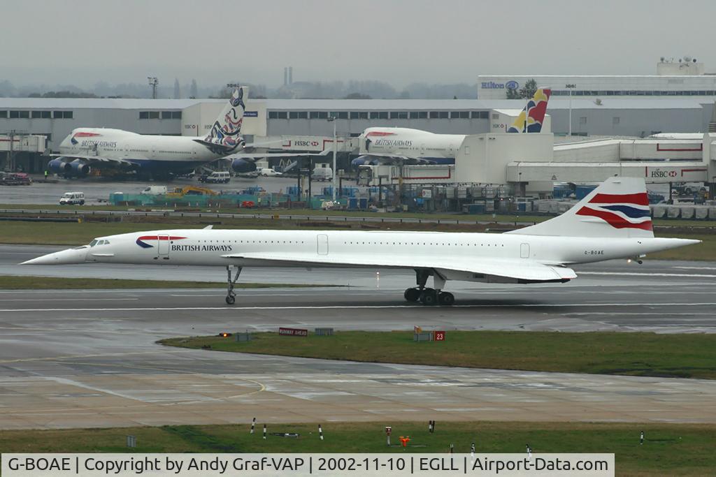 G-BOAE, 1977 Aerospatiale-BAC Concorde 1-102 C/N 100-012, British Airways Concorde