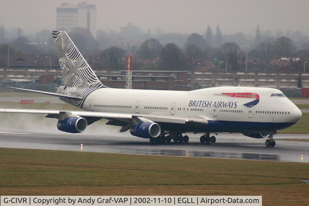 G-CIVR, 1998 Boeing 747-436 C/N 25820, British Airways 747-400