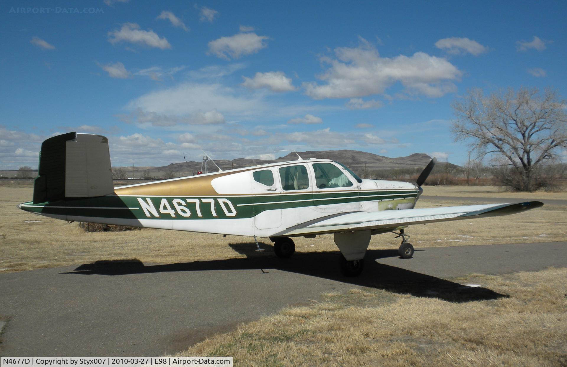 N4677D, 1957 Beech H35 Bonanza C/N D-4909, 1957 Beech Bonanza V35H - Richard Horton Owner