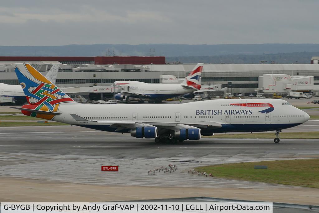 G-BYGB, 1999 Boeing 747-436 C/N 28856, British Airways 747-400