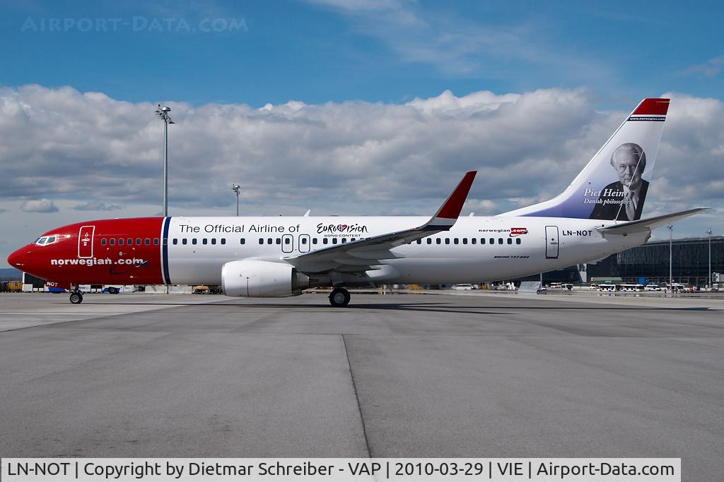 LN-NOT, 2010 Boeing 737-8JP C/N 37816, Norwegian Boeing 737-800