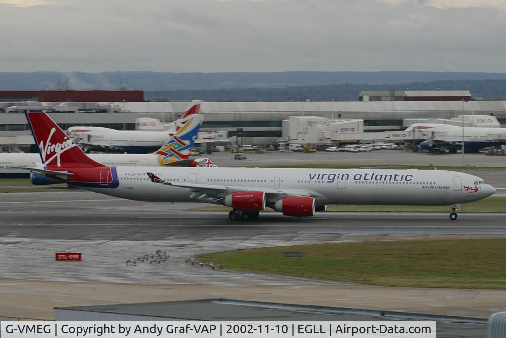 G-VMEG, 2002 Airbus A340-642 C/N 391, Virgin Atlantic A340-600