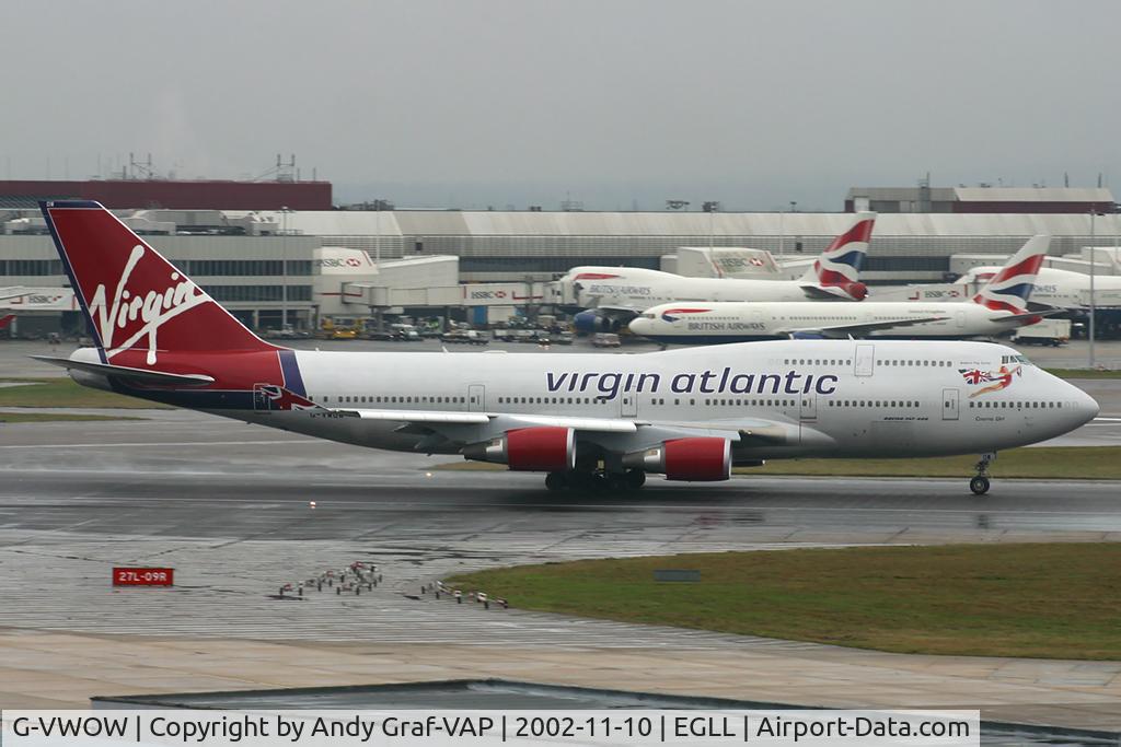 G-VWOW, 2001 Boeing 747-41R C/N 32745, Virgin Atlantic 747-400