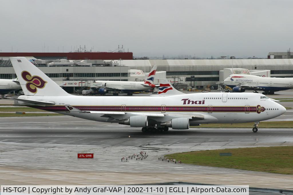 HS-TGP, 1994 Boeing 747-4D7 C/N 26610, Thai International 747-400