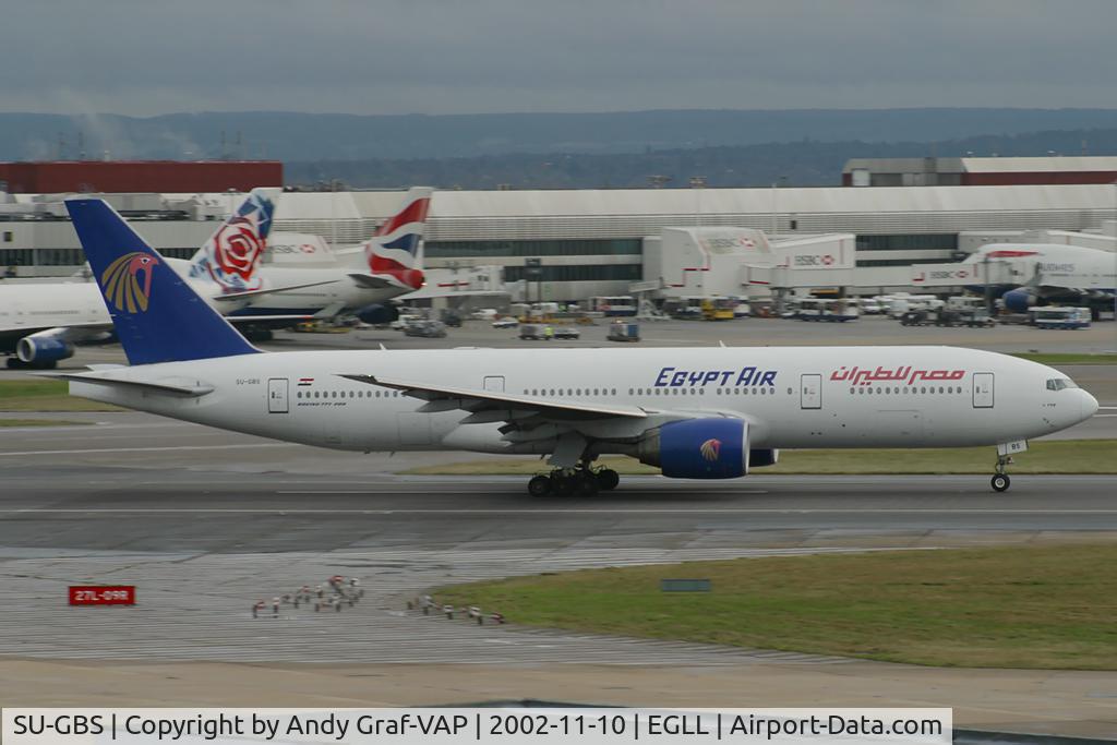 SU-GBS, 1997 Boeing 777-266/ER C/N 28425, Egypt Air 777-200