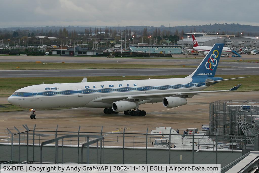 SX-DFB, 1999 Airbus A340-313X C/N 239, Olympic A340-300