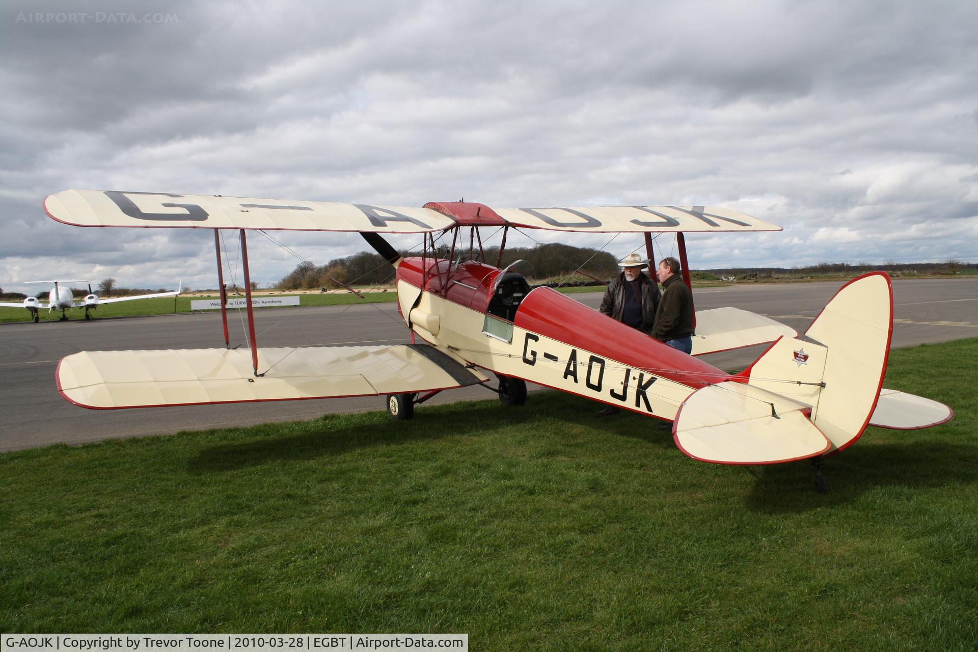 G-AOJK, 1939 De Havilland DH-82A Tiger Moth II C/N 82813, DH82A TIGER MOTH, c/n: 82813