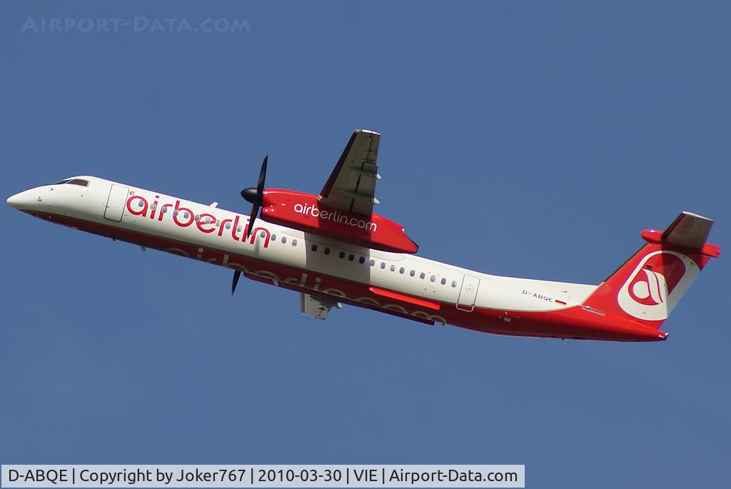 D-ABQE, 2009 De Havilland Canada DHC-8-402Q Dash 8 C/N 4239, Air Berlin (LGW) De Havilland Canada DHC-8-402Q