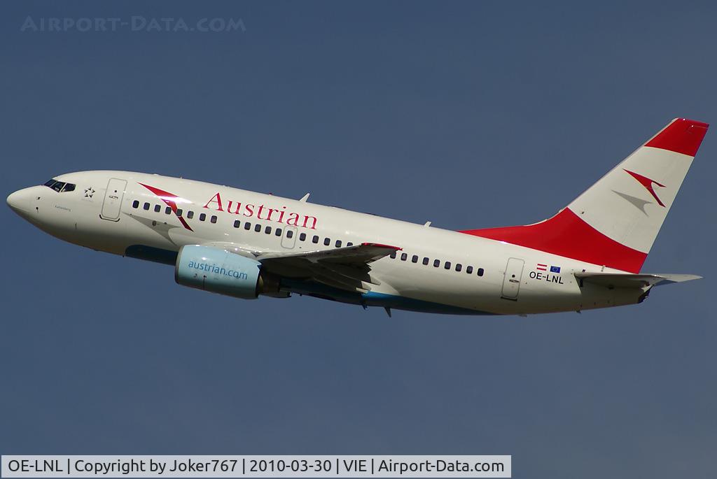 OE-LNL, 2000 Boeing 737-6Z9 C/N 30137, Austrian Airlines Boeing 737-6Z9
