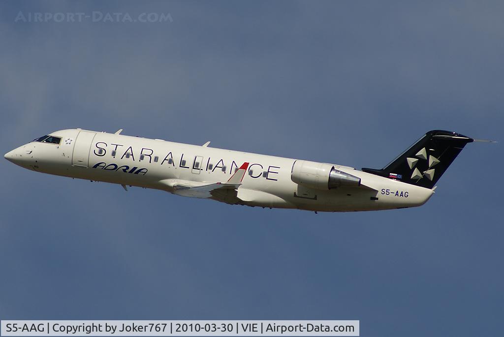 S5-AAG, 2000 Canadair CRJ-200LR (CL-600-2B19) C/N 7384, Adria Airways Canadair Regional Jet CRJ200LR