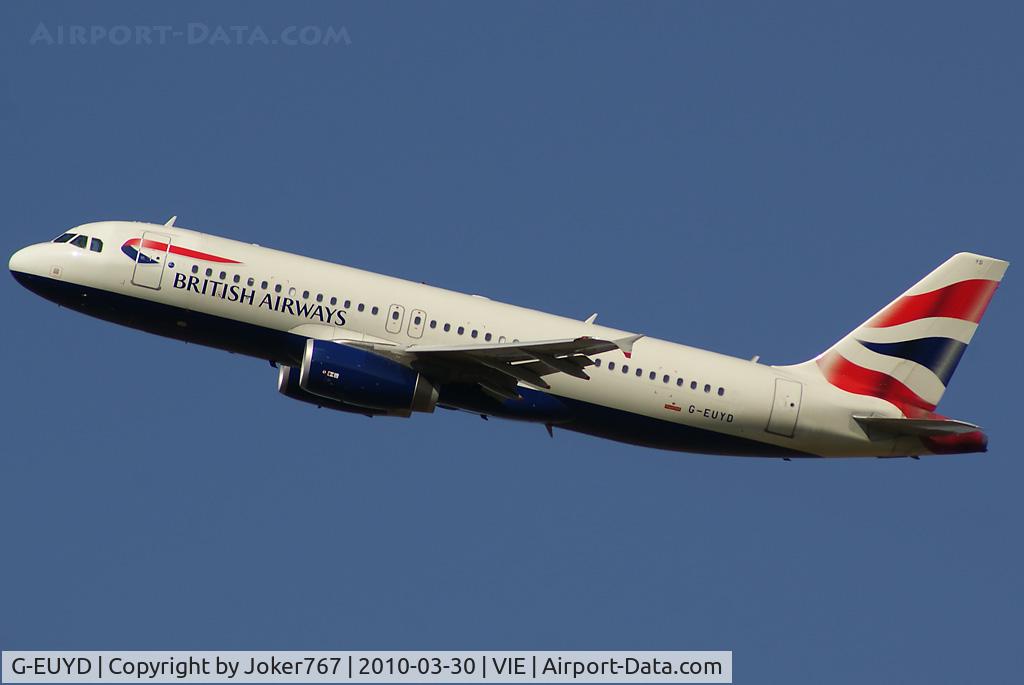 G-EUYD, 2008 Airbus A320-232 C/N 3726, British Airways Airbus A320-232
