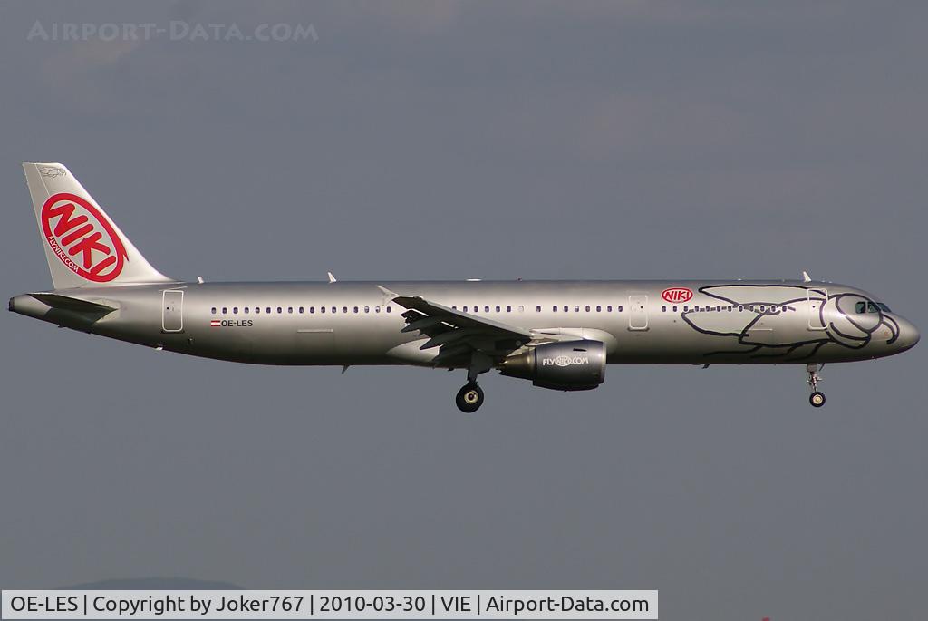OE-LES, 2008 Airbus A321-211 C/N 3504, NIKI Airbus A321-231