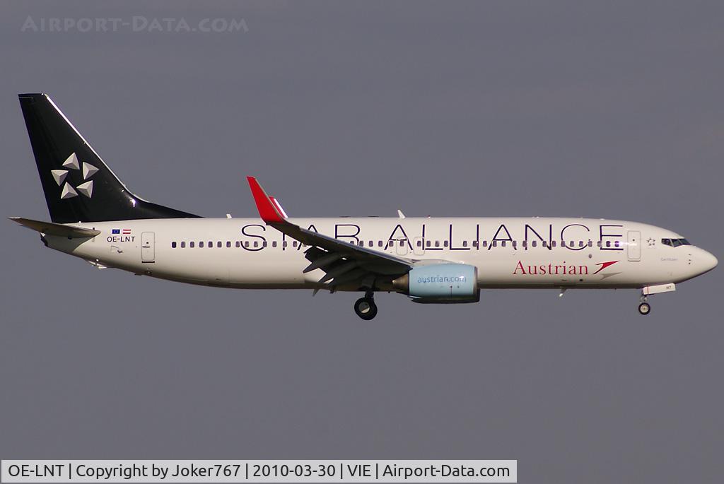 OE-LNT, 2006 Boeing 737-8Z9 C/N 33834, Austrian Airlines Boeing 737-8Z9(WL)