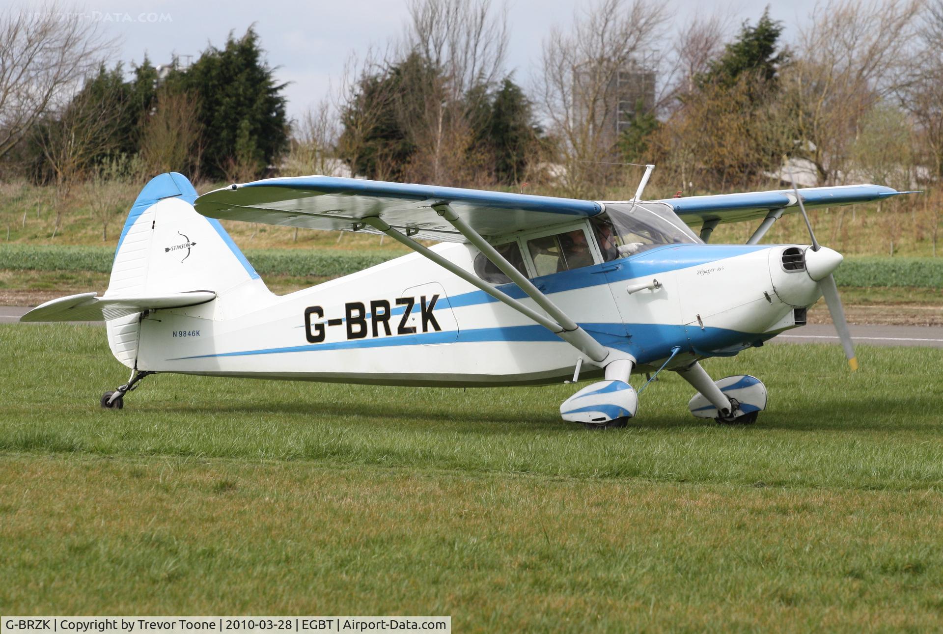 G-BRZK, 1947 Stinson 108-2 Voyager C/N 108-2846, STINSON 108-2, c/n: 108-2846